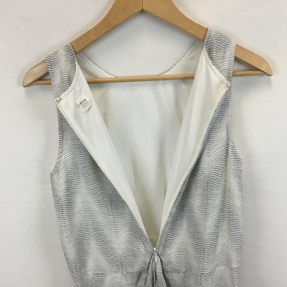 GAP Chevron Print Sleeveless Tie Waist Dress. - Picture 5 of 13